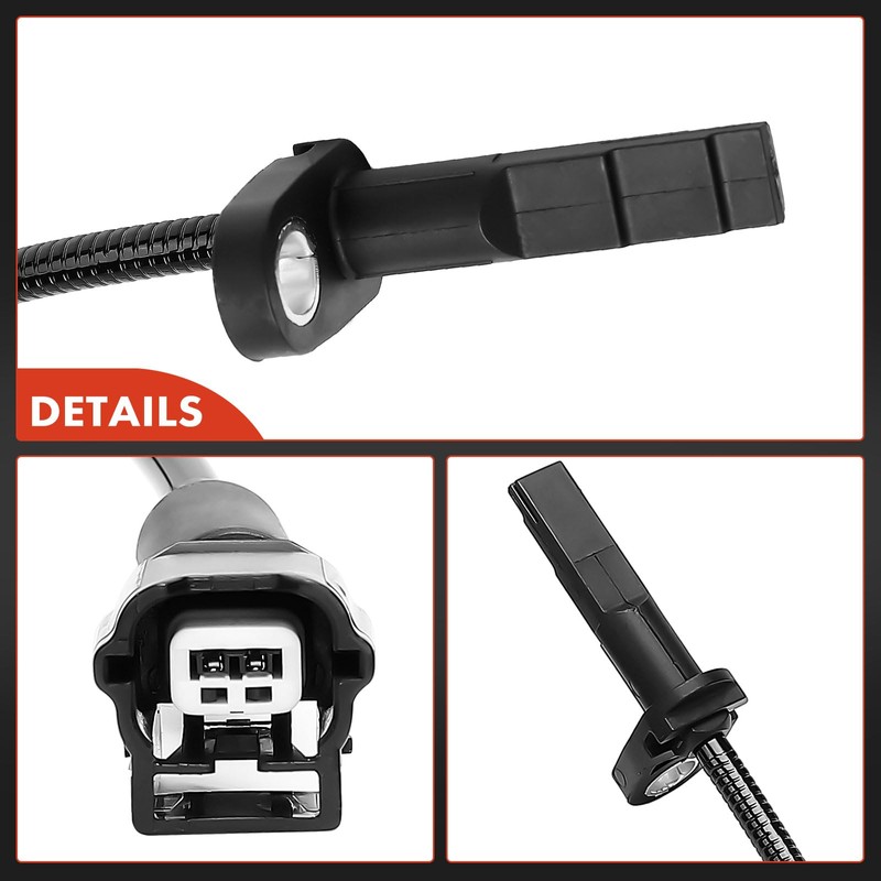 Frankberg ABS Sensor ABS Speed Sensor 2-Pin Front Axle Compatible