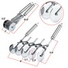 Oleex ‘All-Dough’ Pastry Cutter Set. 5 Wheel Dough Cutter and