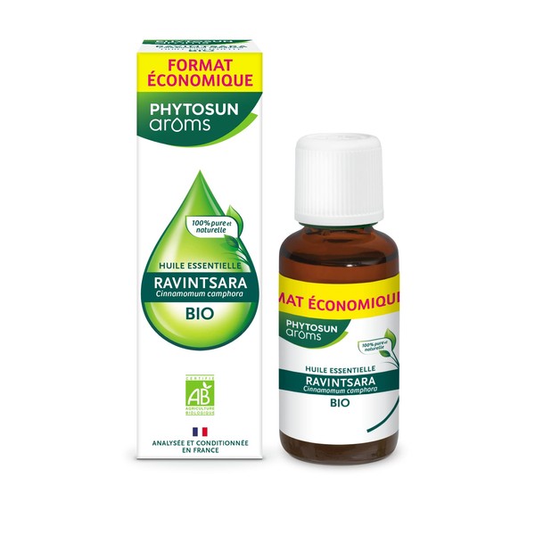 Phytosun Arôms - Ravintsara Organic Essential Oil - 100% Pure and Natural - Your Winter Ally - 30ml