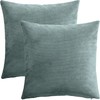Erwin Müller Glasgow Cushion Cover Pack of 2 Jade Size 40 x 40 cm