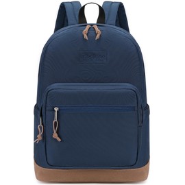 abshoo Casual Travel Backpack for Men Lighweight College School Bookbag for Teen Boys (Navy)