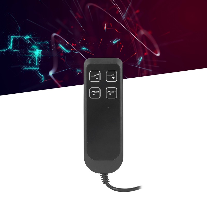 Black Electric Power Recliner Switch Simple Operation Electric Sofa Controller