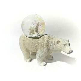 Euro Souvenirs ES17130 Polar Bear Glitter Ball Snow Globe