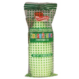 Mayonnaise with Horse Radish (Wasabi Mayonnaise) - 10.58 Oz. by Shirakiku