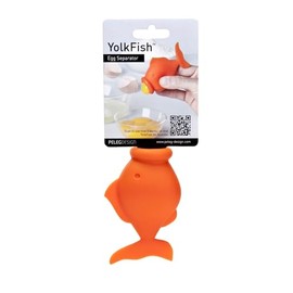 Silicona YolkFish Squeeze peces labios tragar liberación separador de huevo cocinar y hornear herramienta de Peleg Diseño