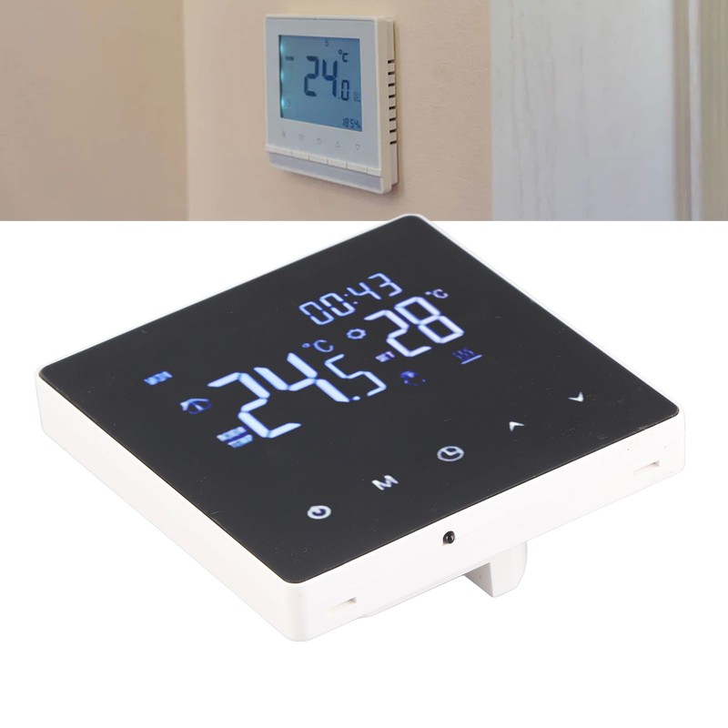 Touch Screen Thermostat Digital Display Constant Temperature Controller for Floor