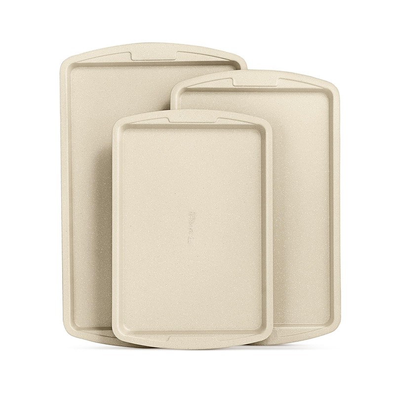 Bakken Swiss Cookie Sheet 3 Piece Set - Non-Stick, Stackable