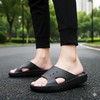 Arch Support Recovery Slippers for Plantar Fasciitis Flat Arch Black/250
