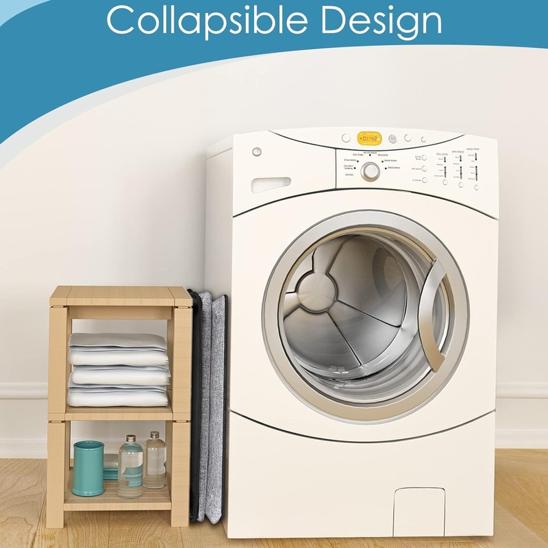 SNIGJAT Extra Large Laundry Hamper, 100 L Tall Laundry Basket