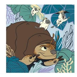 Servilletas de papel para almuerzo | desechables | Raya y el último dragón | 16 piezas