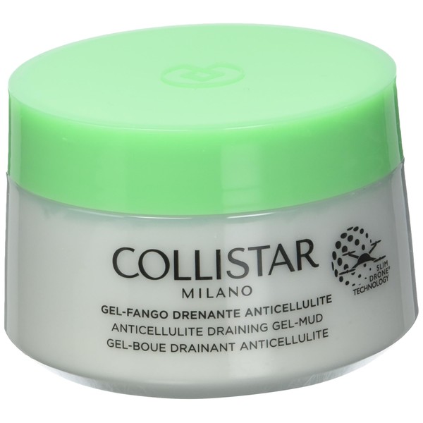 Collistar Gel-mud Draining Anti-cellulite, Unpublished gel-fango texture, has a targeted anti-cellulite, slimming and draining, Contains escin and white mud, Without rinsing, 400 ml