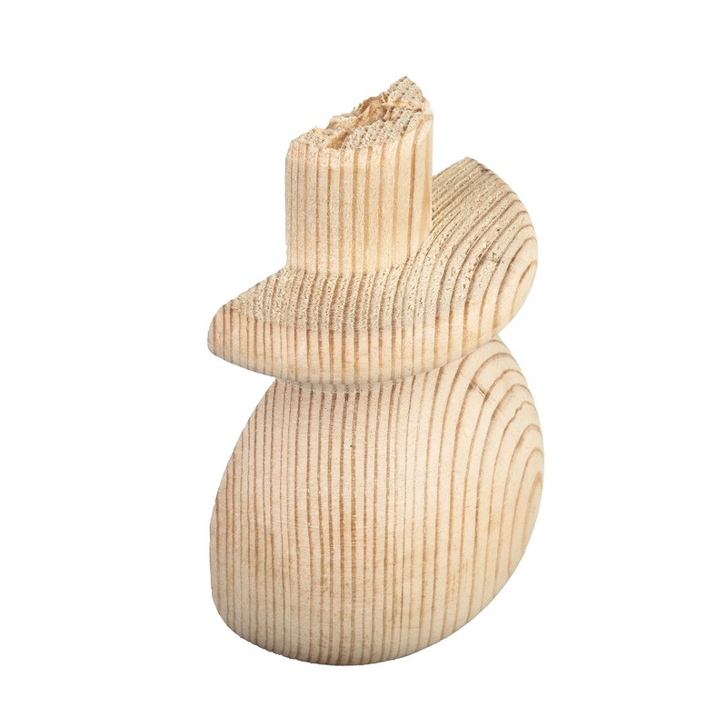 Blueprint Joinery Pine Ball Newel Post Cap, Clear Pine Ball