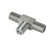 TV Splitter/SAT Splitter 2-Way T-Adapter for Satellite Systems for Satellite
