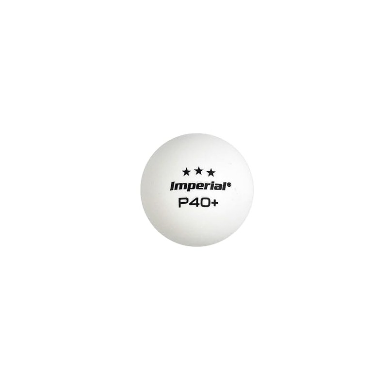 Imperial P40+ 3-Star Table Tennis Ball | Premium Plastic Ball