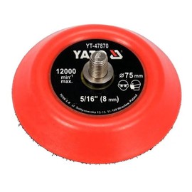 Polishing Pad Polishing Plate 75, 125, 150 mm Polishing Disc Sanding Disc Polishing Plate with Velcro Thread 8 mm, Diameter: 75 mm