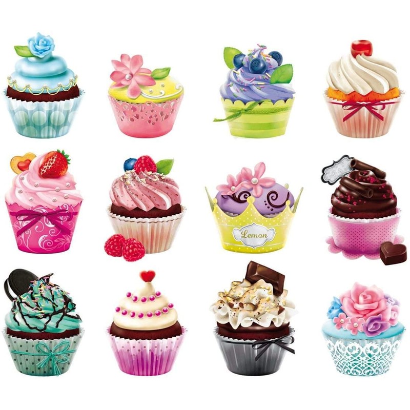 RoseArt - Mini-Shaped - Cupcakes - 500 Piece Jigsaw Puzzle