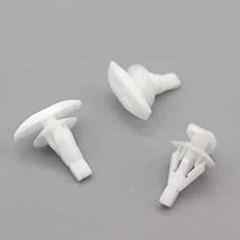 VVO Fasteners- White Plastic Rear Door Weatherstrip Clips for Honda Accord, (Pack of 10)