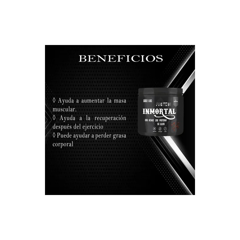 Proteína Isolate Inmortal Suplements 500g Sabores