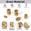M5 x 10mm L x 7mm OD Threaded Inserts, 30
