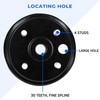 2 Pack Golf Cart Brake Drum Hub Assembly with 30