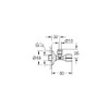 GROHE Angle Valve (1/2 Inch, Compression Fitting Diameter 10 mm,