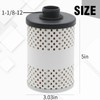 Hoypeyfiy 496-5 Fuel Tank Filter Element with Water Block, Replacement