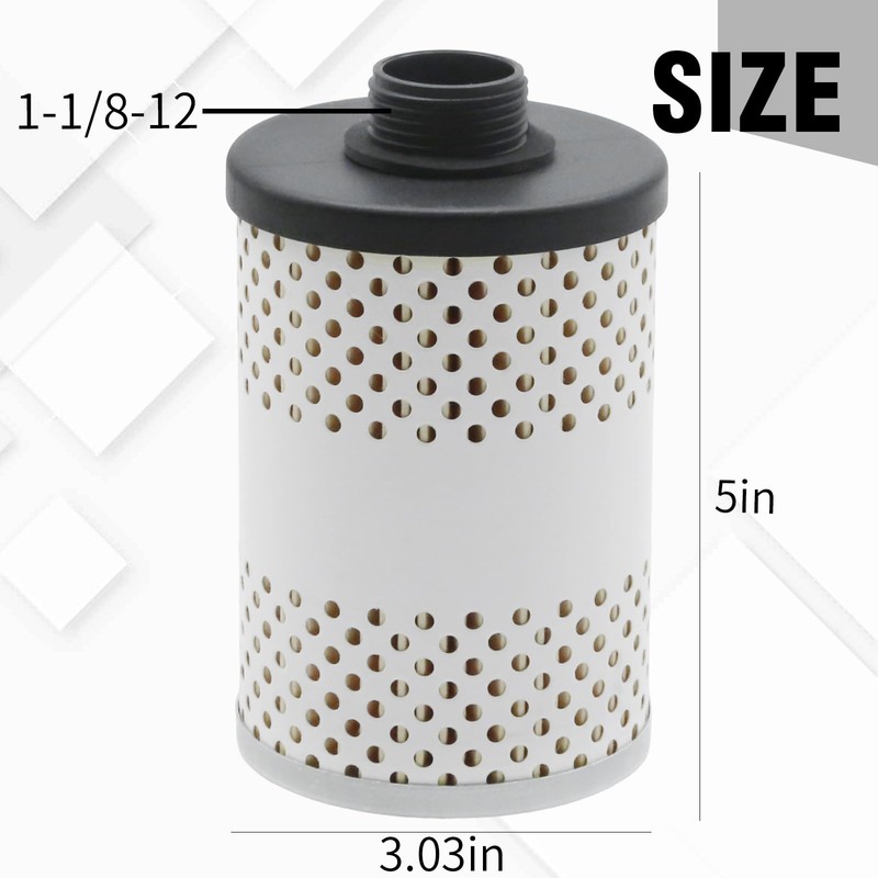 Hoypeyfiy 496-5 Fuel Tank Filter Element with Water Block, Replacement