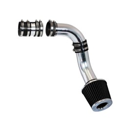 Rtunes Racing Cold Air Intake Airflow Kit + Filter Combo Black Compatible For 99-05 Pontiac Grand Am / 99-04 Alero 3.4L V6