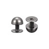sourcing map Screw Back Rivets, 8 Sets 8x5mm Round Studs