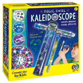 Creativity for Kids Magic Swirl Kaleidoscope Kit - Make Your Own Kaleidoscope for Kids, STEM Toys (Ages 6+)