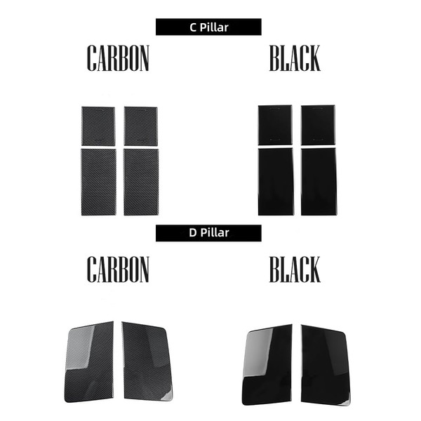 YOUTOOCAR C Pillar Trim Cover Center Window Outer Pillar Post