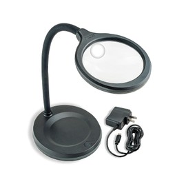 Carson DeskBrite300 COB LED 2X Magnifier & Desk Lamp