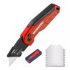 WORKPRO Folding Utility Knife Quick Change Box Cutter 13 Extra