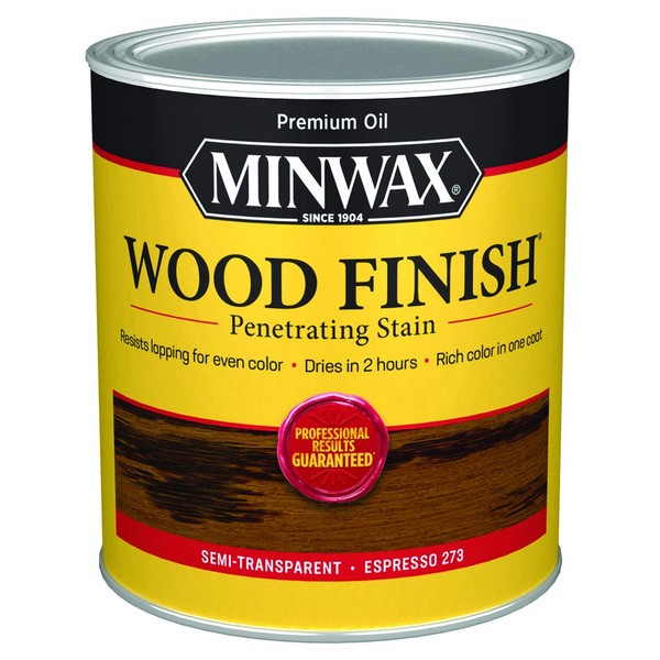1 qt Minwax 70050 Espresso Wood Finish Oil-Based Wood Stain