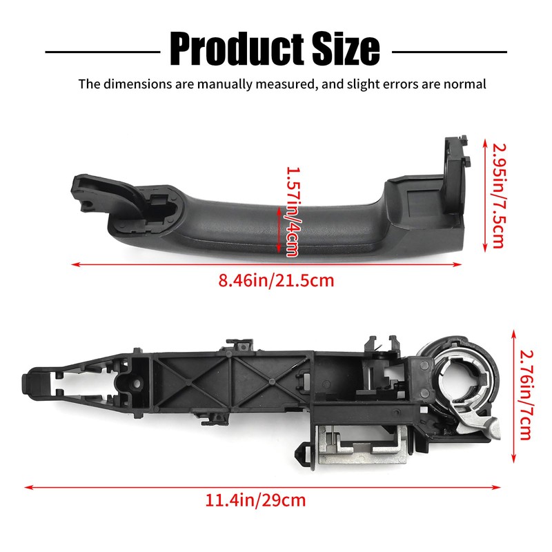 JUUDDENPARTS Left Side Sliding Door Handle, Replacement for Renault Master