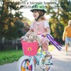 Children's Bicycle Basket, Braided Bicycle Basket for Girls and Children,