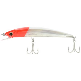 Yo-Zuri Crystal 3D Minnow Magnum Lure, Red Head, 6-1/2-Inch
