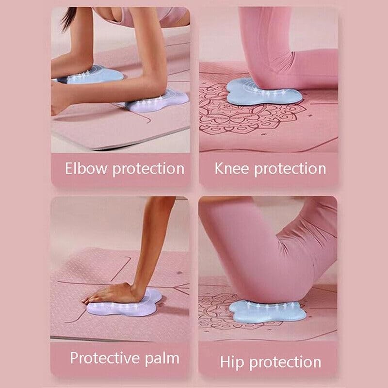 VLFit 2pcs Yoga Knee Pads, Non-slip Yoga Mats for Kneeling