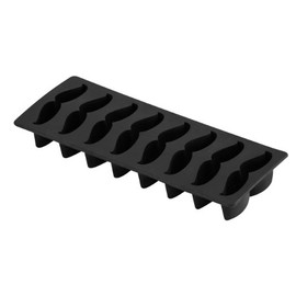 Premier Housewares 8-Moustache Ice Cube Tray - Black