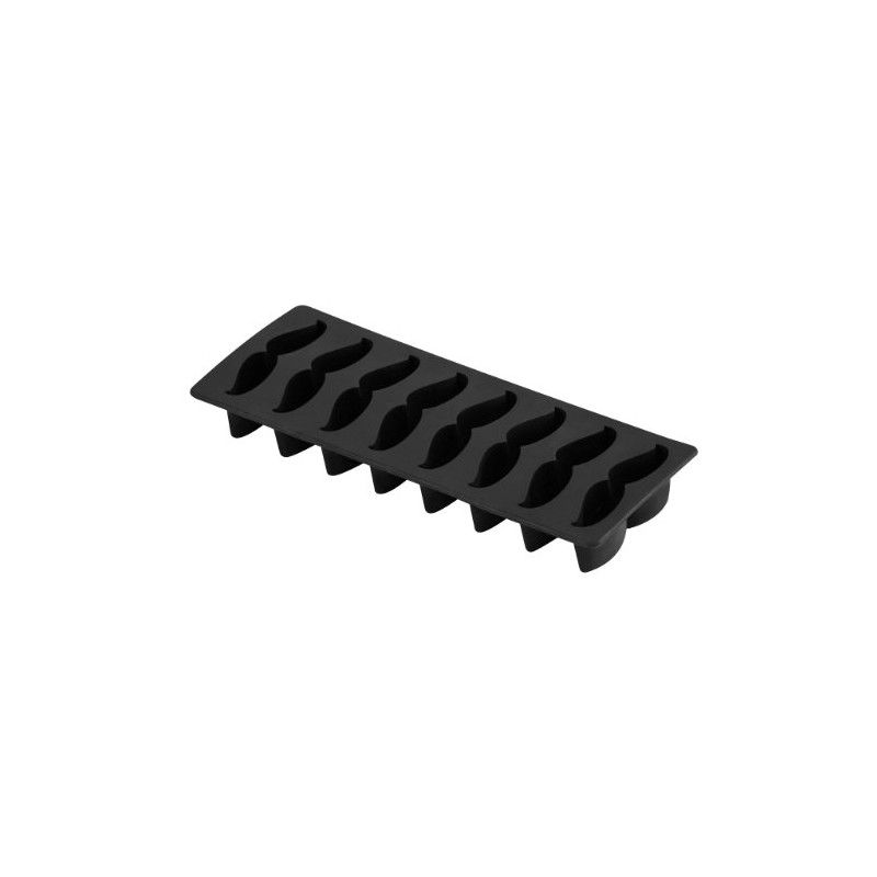 Premier Housewares 8-Moustache Ice Cube Tray - Black