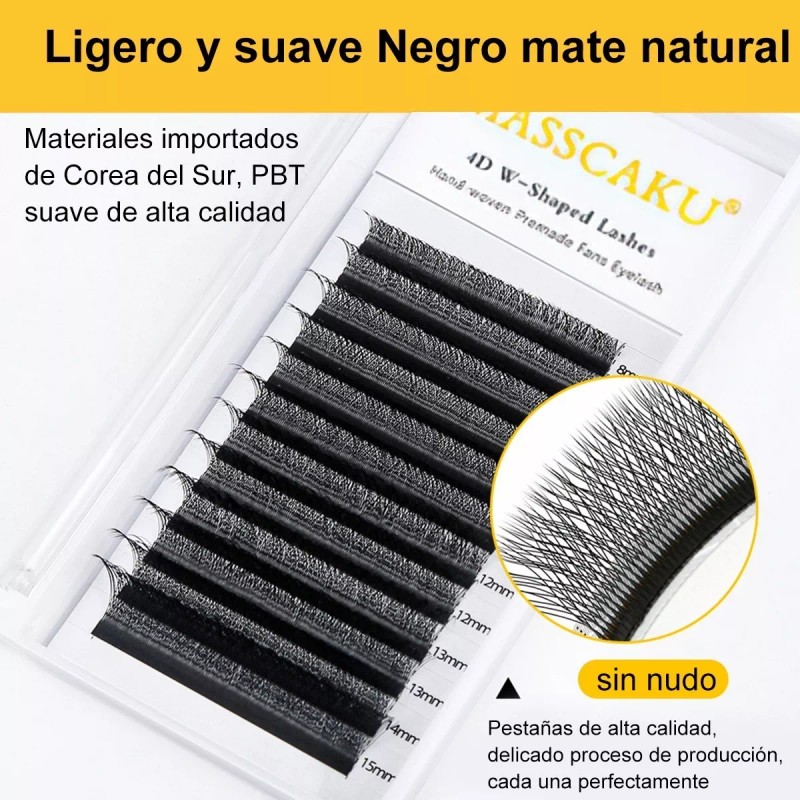 Masscaku Extensión De Pestañas Masscaku W Shape 4d