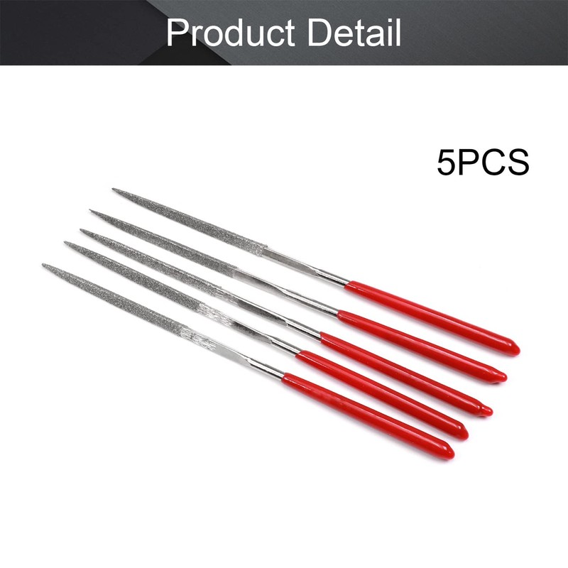 Utoolmart Diamond Needle File, 5-Pieces Mini Diamond Needle File Set,