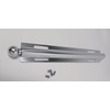 12-Inch Long Expendable and Reversible Pullout Closet Wardrobe Valet Rod