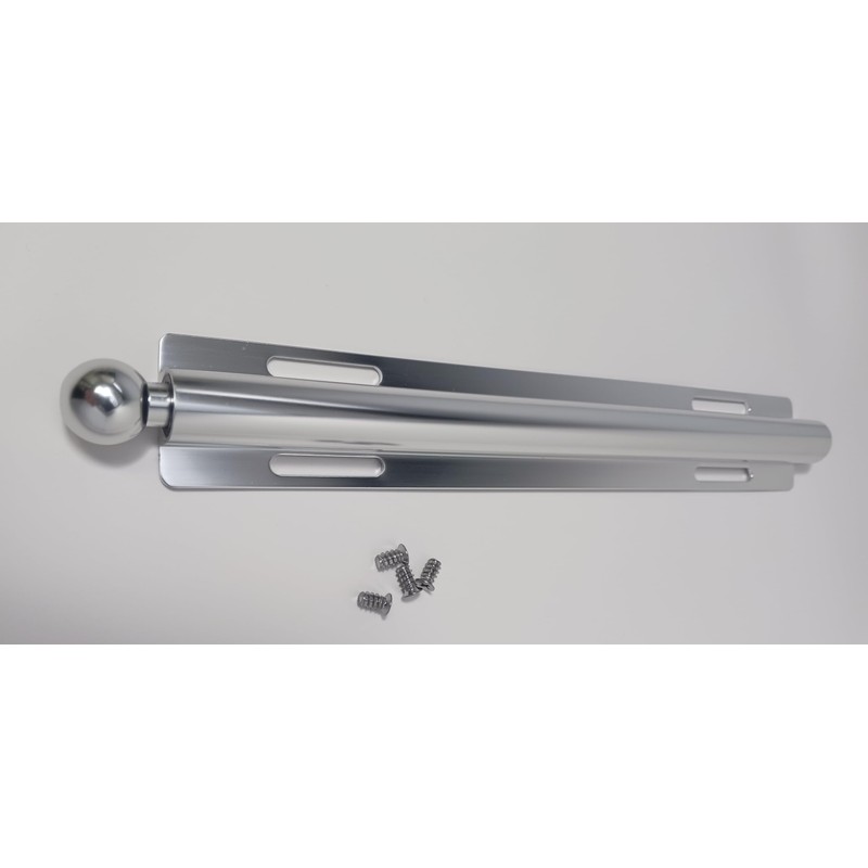12-Inch Long Expendable and Reversible Pullout Closet Wardrobe Valet Rod