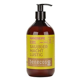 benecos Organic Hand Soap Organic Ginger + Organic Lemon Sau(B) It Makes Fun – Vegan – Recycled Plastic