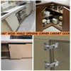2 Pack 180 Degree Hinges,Concealed Hydraulic Adjustable Mounting,Soft Closing Frameless