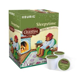 24 Count Celestial Seasonings Sleepytime Herbal Tea, Single-Serve Keurig K-Cup Pods
