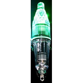 Wonderful Importers LED Fishing Light, Underwater Light, Squid Fishing, 4.7 inches (12 cm), High Brightness (4 Green Consecutives)