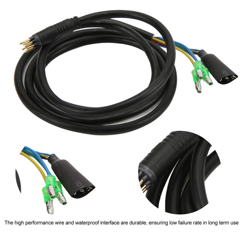 130cm 9 Pin Motor Convert Extension Cable Electric Bike Extension