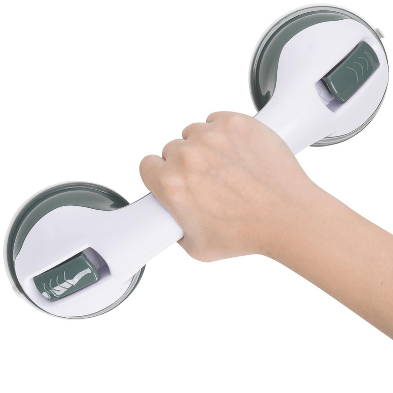 2-Pack Shower Handle Safety Grab Bars with Suction Cups for